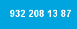 932 208 13 87 932 208 13 87